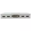 InLine KVM Switch 4 Port DVI-D + USB + Audio inkl. 2 Kabelsets