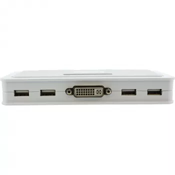 InLine KVM Switch 4 Port DVI-D + USB + Audio inkl. 2 Kabelsets
