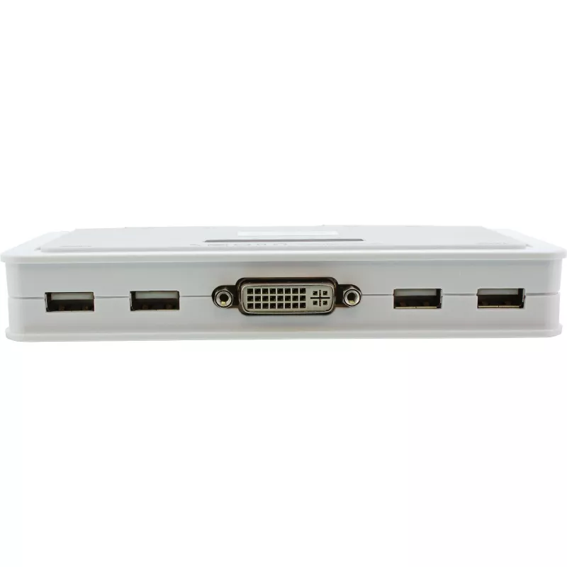 InLine KVM Switch 4 Port DVI-D + USB + Audio inkl. 2 Kabelsets