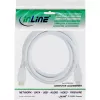 InLine High Speed HDMI-Kabel mit Ethernet, M/M, weiß, vergoldete Kontakte, 1,5m
