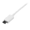 StarTech.com 1 m Weißes Micro-USB-Kabel - A auf Micro-B