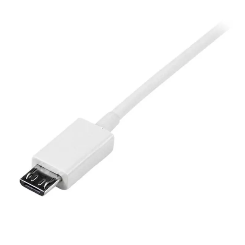 StarTech.com 1 m Weißes Micro-USB-Kabel - A auf Micro-B