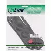 InLine Steckdosenleiste, 3-fach Schutzkontakt CEE 7/3, schwarz, 1,5m