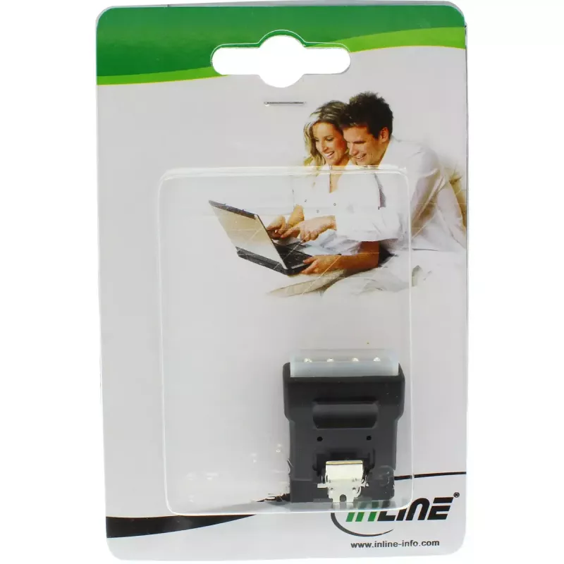 InLine eSATA-zu-SATA-Adapter Stecker/Buchse 27502