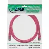 InLine Patchkabel SF/UTP Cat.5e Pink 0,3m
