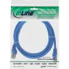 InLine Patchkabel SF/UTP Cat.5e blau 1m