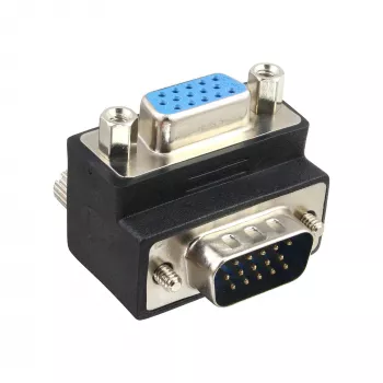 InLine VGA Adapter 90° 15 Pin Stecker / Buchse, InLine, 37248I