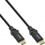 InLine High Speed HDMI drehbares Kabel, m. Eth., AM/AM, schwarz, gold. Kont., 2m