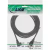 InLine USB 2.0 Kabel abgewinkelt Typ A Stecker / B Stecker, schwarz, 3 m