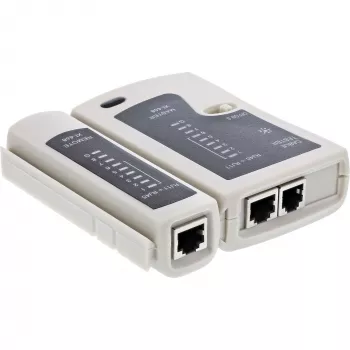 InLine Tester für RJ45-Kabel und -Steckverbinder mit 9 Kontroll-LEDs