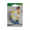 InLine SATA 6Gb/s Rundkabel blau links abgewinkelt 90° mit Verriegelungen 0,5 m