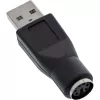 InLine USB-Adapter Typ-A-Stecker auf MD6-Buchse PS/2-Buchse