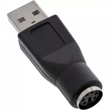 InLine USB-Adapter Typ-A-Stecker auf MD6-Buchse PS/2-Buchse