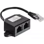 InLine ISDN-Splitter 69932B 1 -> 2 0,15 m mit Widerständen