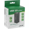 InLine USB 3.0 Hub, 4 Ports, Aluminiumgehäuse, mit 2,5A Netzteil