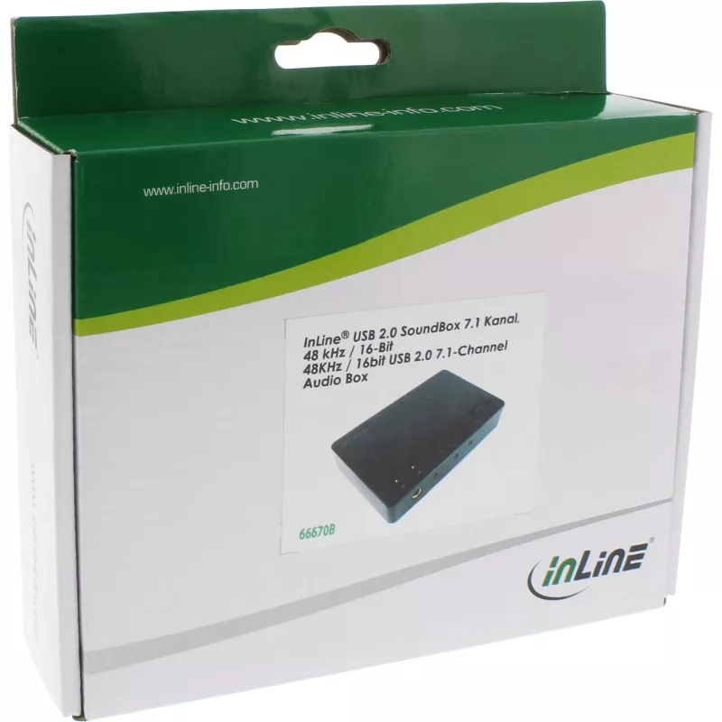 InLine USB 2.0 SoundBox 7.1 48KHz / 16-Bit