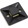 Kabelbinderhalterungen selbstklebend InLine 30×30 mm, schwarz, 10 Stück