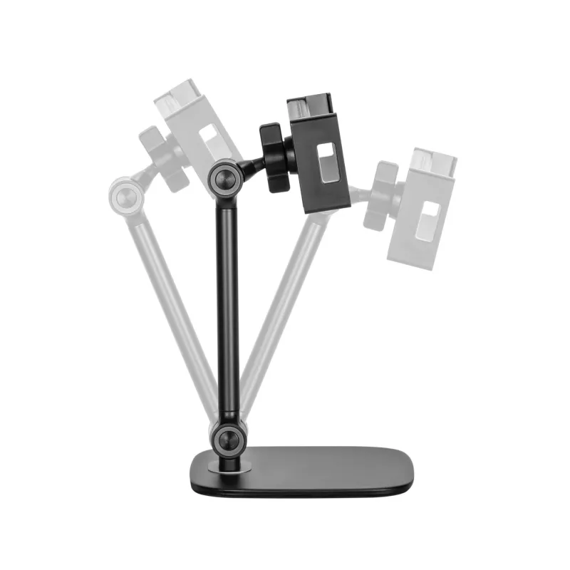 InLine Tablet-Tischhalterung mit Standfuß, bis 12,9 Zoll, schwarz