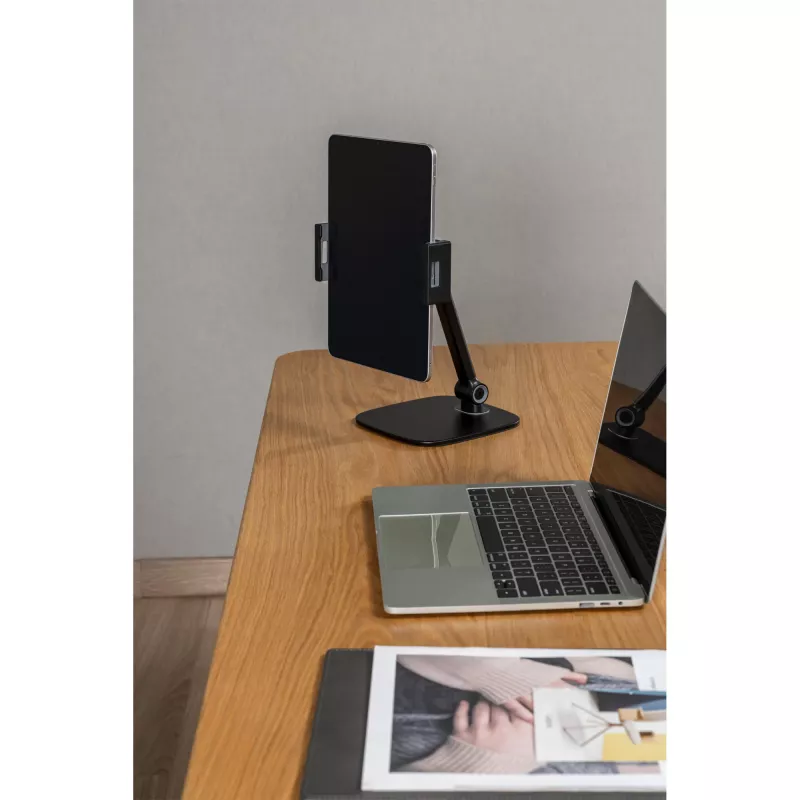 InLine Tablet-Tischhalterung mit Standfuß, bis 12,9 Zoll, schwarz