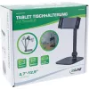 InLine Tablet-Tischhalterung mit Standfuß, bis 12,9 Zoll, schwarz