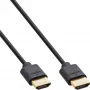 InLine Slim Ultra High Speed HDMI-Kabel M/M 8K4K vergoldet schwarz 1m