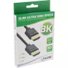 InLine Slim Ultra High Speed HDMI-Kabel M/M 8K4K vergoldet schwarz 1m