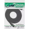 InLine HDMI-Flachkabel High Speed Kabel mit Ethernet, vergoldet, schwarz, 1,5 m