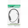 InLine HDMI Flachbandkabel High Speed Kabel mit Ethernet vergoldet schwarz 0,5m