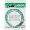 Glasfaser-Duplex-Kabel LC/SC InLine 88642O 50/125µm OM3 2m