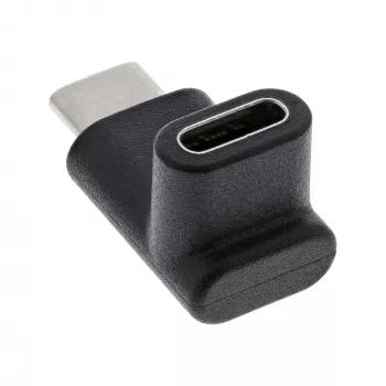 USB 3.2 Gen.2 Adapter InLine 35807 USB-C Stecker auf C Buchse oben/unten abgewinkelt