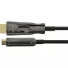 InLine USB Display AOC Kabel, USB-C Stecker auf HDMI Stecker (DP Alt Mode), 50m