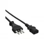 Netzkabel InLine 3 m – Italien (Typ L) Stecker auf 3-polig IEC C13 Stecker, 250 V 10 A
