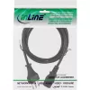 Netzkabel InLine 3 m – Italien (Typ L) Stecker auf 3-polig IEC C13 Stecker, 250 V 10 A