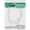 InLine Netzkabel, Euro-Stecker / Euro8-Stecker, weiß, 3,0 m