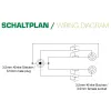 InLine schlank Audio Y-Kabel 3,5 mm Stecker / 2x Buchse, mit Lautstärkeregler 0,25 m