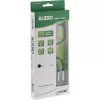 InLine schlank Audio Y-Kabel 3,5 mm Stecker / 2x Buchse, mit Lautstärkeregler 0,25 m