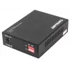 Intellinet Gigabit PoE+ Medienkonverter, 1 x 1000Base-T RJ45-Port zu 1 x SFP-Port, PoE+ Injektor