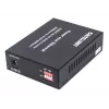 Intellinet Gigabit PoE+ Medienkonverter, 1 x 1000Base-T RJ45-Port zu 1 x SFP-Port, PoE+ Injektor