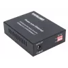 Intellinet Gigabit PoE+ Medienkonverter, 1 x 1000Base-T RJ45-Port zu 1 x SFP-Port, PoE+ Injektor