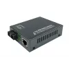 LevelOne RJ45 zu SC Gigabit Medienkonverter, PoE PSE, Multimode-Faser, 0,5 km