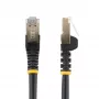 StarTech.com 2m CAT6a Ethernet-Kabel – 10 Gigabit geschirmt, rastnasenschutz, RJ45, 100 W PoE, Patchkabel – 10GbE STP Netzwerkkabel mit Zugentlastung – Schwarz, einzeln geprüft/Verkabelung UL-zertifiziert/TIA