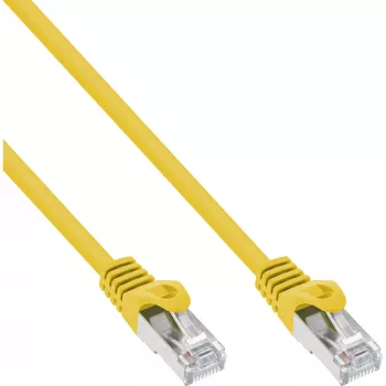 InLine Patchkabel SF/UTP Cat.5e gelb 2m