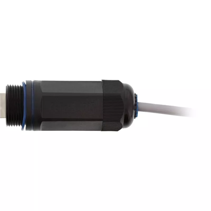 InLine Kat.6 Kupplung, wasserdicht IP67, 2x RJ45 F/F, 1:1