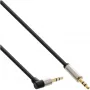 InLine schlank Audiokabel 3,5 mm Stecker / Stecker abgewinkelt Stereo 1 m