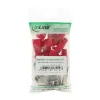 InLine Crimp-Stecker RJ45 8P8C geschirmt mit Einfädelhilfe und Knickschutz, rot