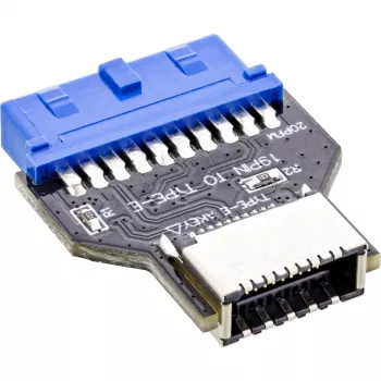 InLine USB 3.0 Mainboard auf USB 3.2 Type-E Key-A Adapter intern
