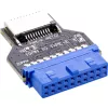 InLine USB 3.0 Mainboard auf USB 3.2 Type-E Key-A Adapter intern