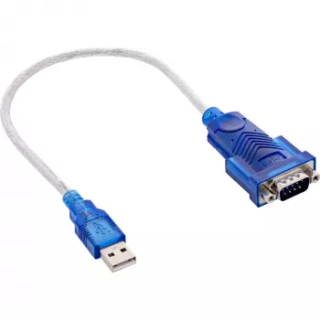 InLine USB-auf-Seriell-Adapterkabel USB Typ A Stecker / DB9 Stecker ca. 0,2 m