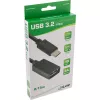 InLine USB 3.2 Gen.1x2 Adapterkabel, USB-C Stecker / A Buchse, schwarz, 0,15m