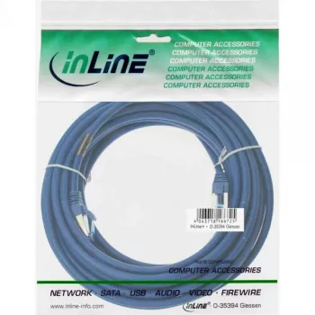 InLine Patchkabel S/FTP PiMF Cat.6A halogenfrei 500 MHz blau 7,5 m
